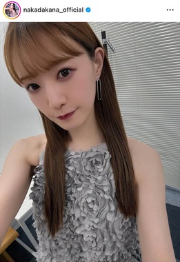中田花奈さんのインスタグラム（＠nakadakana_official）より
