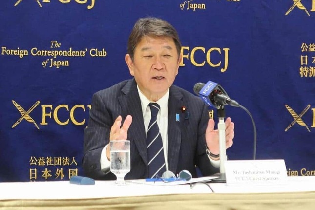 自民党の茂木敏充前幹事長。子ども食堂訪問が波紋を広げている
