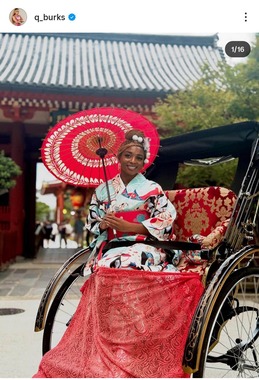 クアネシャ・バークス選手のインスタグラム（＠q_burks）より