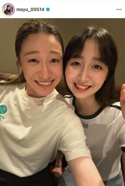 石川真佑さんのインスタグラム（＠mayu_00514）より