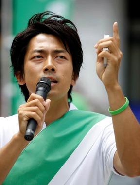 2009年の衆院選に出馬、初当選した小泉進次郎氏（写真：ロイター/アフロ）