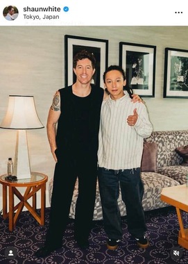 ショーン・ホワイトさんのインスタグラム（＠shaunwhite）より