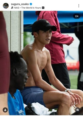 大迫傑選手のインスタグラム（＠suguru_osako）より