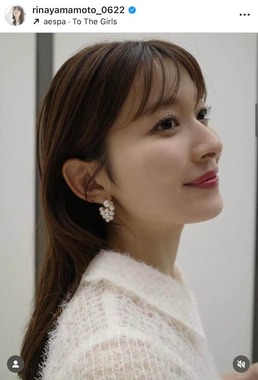 山本里菜さんのインスタグラム（＠rinayamamoto_0622）より