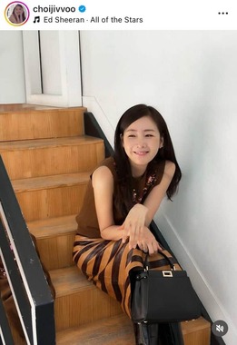 チェ・ジウさんのインスタグラム（＠choijivvoo）より