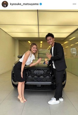 松山恭助選手のインスタグラム（＠kyosuke_matsuyama）より