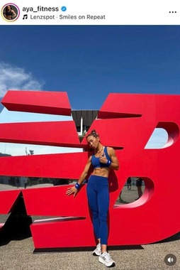 AYAさんのインスタグラム（＠aya_fitness）より