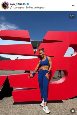 AYAさんのインスタグラム（＠aya_fitness）より