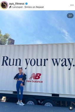 AYAさんのインスタグラム（＠aya_fitness）より