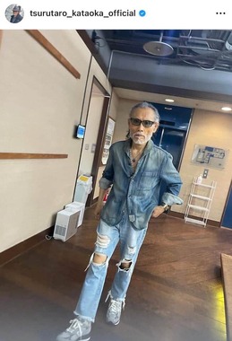 片岡鶴太郎さんのインスタグラム（＠tsurutaro_kataoka_official）より