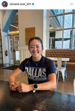 岩井千怜さんのインスタグラム（＠chisato.iwai_101）より