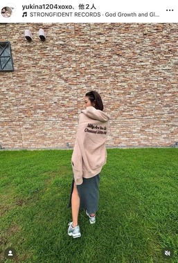 木下優樹菜さんのインスタグラム（＠yukina1204xoxo）より