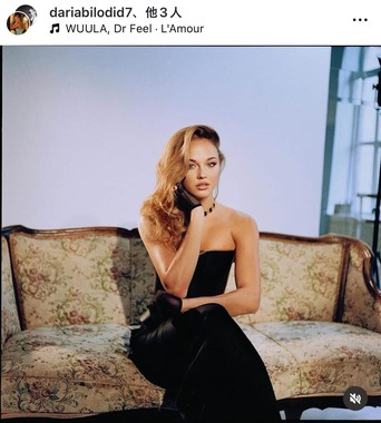 ダリア・ビロディド選手のインスタグラム（＠dariabilodid7）より