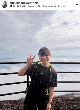 鈴木なな子さんのインスタグラム（＠suzukinanako.official）より