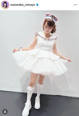 渡辺美奈代さんのインスタグラム（＠watanabe_minayo）より