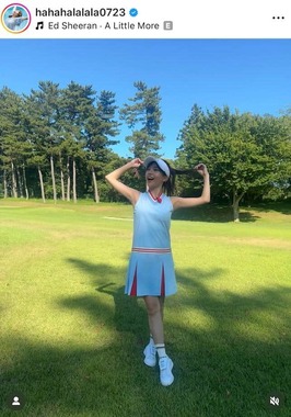 後藤楽々さんのインスタグラム（＠hahahalalala0723）より