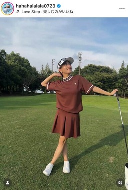 後藤楽々さんのインスタグラム（＠hahahalalala0723）より