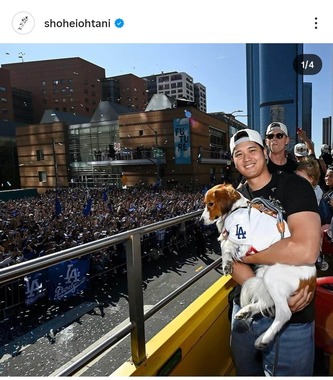 大谷翔平選手のインスタグラム（＠shoheiohtani）より