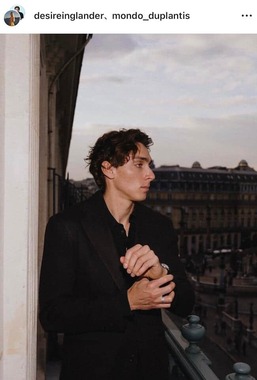 アルマンド・デュプランティス選手のインスタグラム（＠mondo_duplantis）より