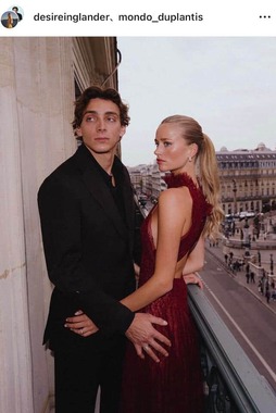 アルマンド・デュプランティス選手のインスタグラム（＠mondo_duplantis）より