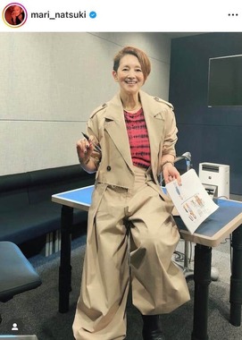 夏木マリさんのインスタグラム（＠mari_natsuki）より