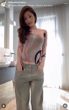 明松美玖さんのインスタグラム（＠mikuakematsu）より