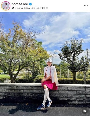 イ・ボミさんのインスタグラム（＠bomee.lee）より