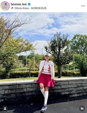 イ・ボミさんのインスタグラム（＠bomee.lee）より