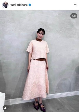 蛯原友里さんのインスタグラム（＠yuri_ebihara）より
