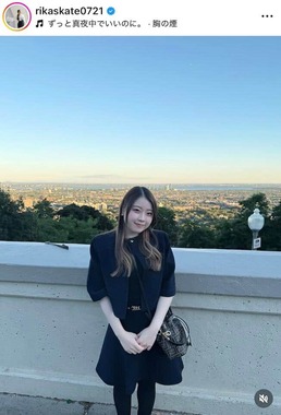 紀平梨花さんのインスタグラム（＠rikaskate0721）より