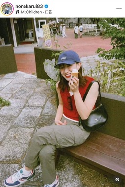 野中瑠衣さんのインスタグラム（＠nonakarui83）より