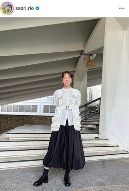 迫田さおりさんのインスタグラム（＠saori.rio）より