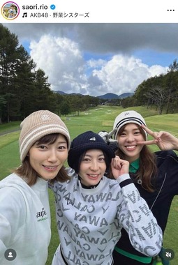 迫田さおりさんのインスタグラム（＠saori.rio）より