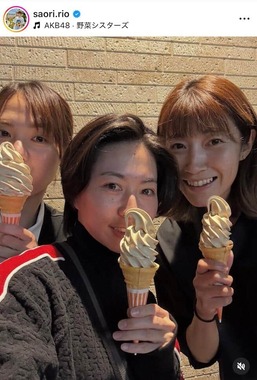 迫田さおりさんのインスタグラム（＠saori.rio）より