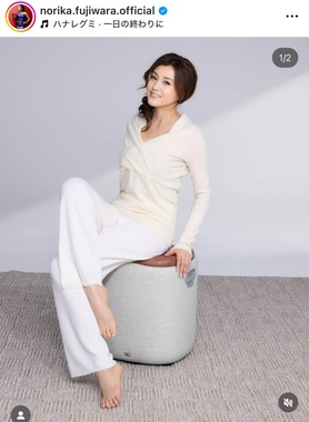 藤原紀香さんのインスタグラム（＠norika.fujiwara.official）より