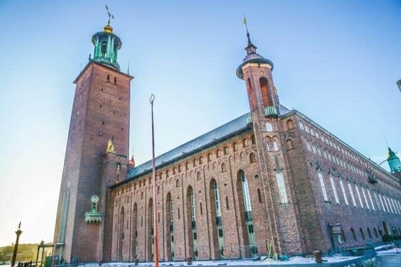 ノーベル賞の授賞式がおこなわれるストックホルム市庁舎