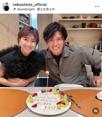 潮田玲子さんのインスタグラム（＠reikoshiota_official）より