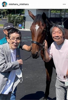 見栄晴さんのインスタグラム（＠mieharu_mieharu）より
