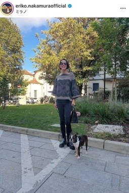 中村江里子さんのインスタグラム（＠eriko.nakamuraofficial）より