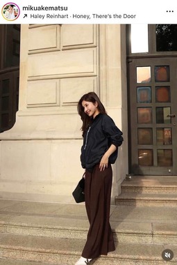 明松美玖さんのインスタグラム（＠mikuakematsu）より