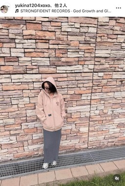 木下優樹菜さんのインスタグラム（＠yukina1204xoxo）より