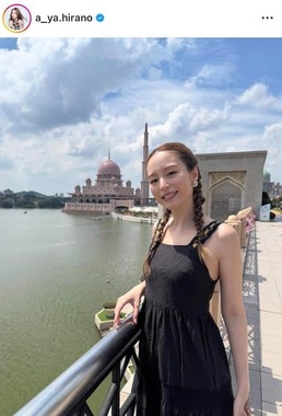 平野綾さんのインスタグラム（＠a_ya.hirano）より