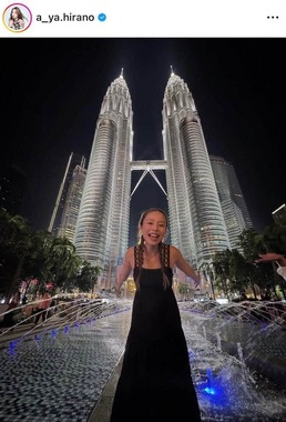 平野綾さんのインスタグラム（＠a_ya.hirano）より