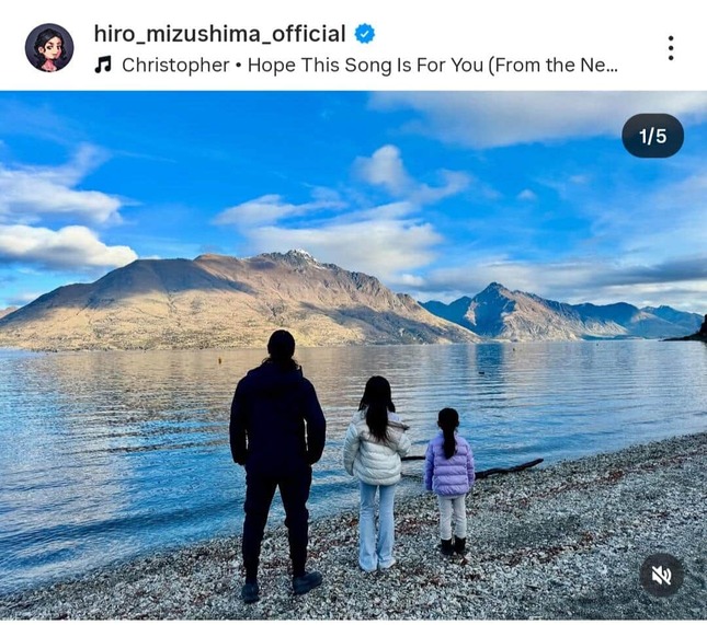 水嶋ヒロさんのインスタグラム（＠hiro_mizushima_official）より