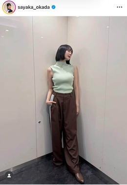 岡田紗佳さんのインスタグラム（＠sayaka_okada）より