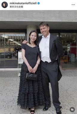 中谷美紀さんのインスタグラム（＠mikinakatanioffiziell）より