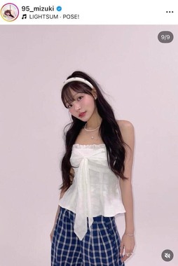 リン・シャンさんのインスタグラム（＠95_mizuki）より