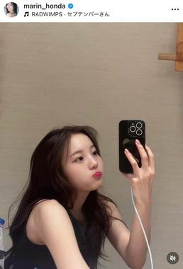 本田真凜さんのインスタグラム（＠marin_honda）より