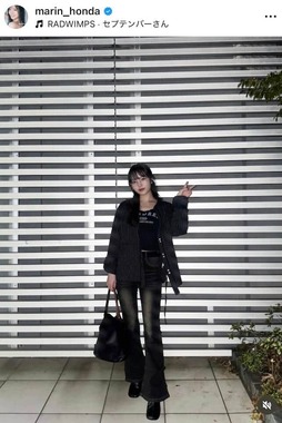 本田真凜さんのインスタグラム（＠marin_honda）より