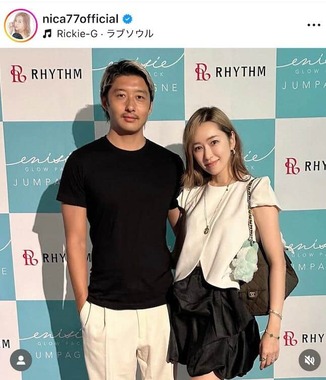 仁香さんのインスタグラム（＠nica77official）より